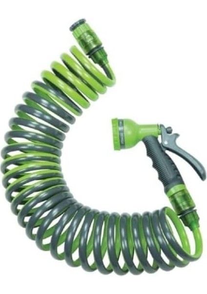 DY5908 Spiral Bahçe Sulama Hortum Seti 7,5 mt