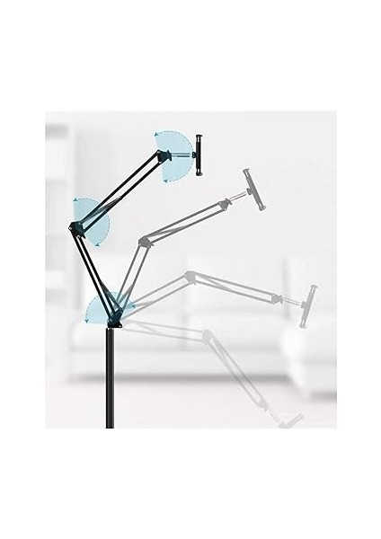 Ht-47 Metal Cep Telefonu ve Tablet Standı Döner Başlıklı Dirsekli fırsatları