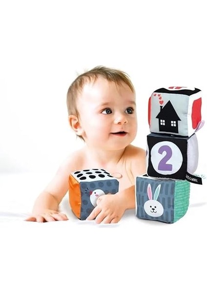 17321 Baby Yumuşak Bebek Küpleri / +0 Ay modelleri