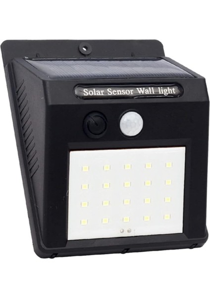 SM-8006 Solar Sensörlü Duvar Tipi 20 Ledli LED Aplik
