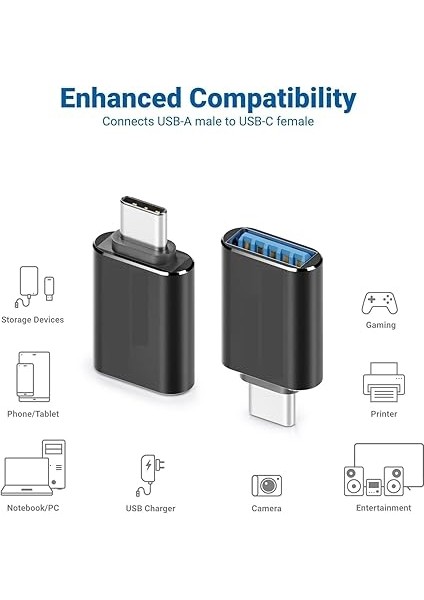 HP-Z04 Metal Usb-C 3.1 Type C To USB 3.0 Type A Dişi Çevirici Hub Type C Çevirici USB Adaptör fiyatları