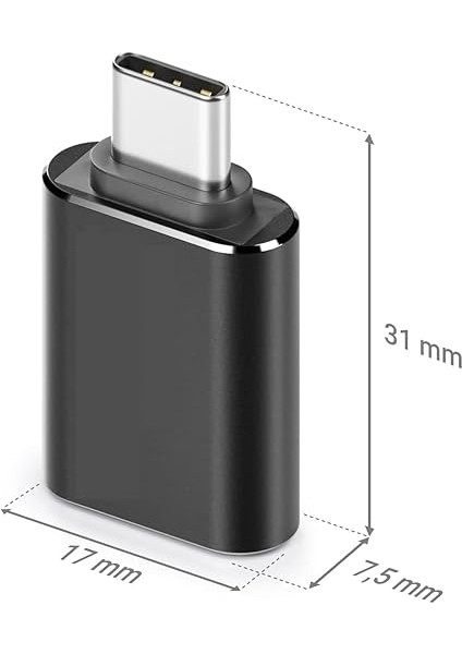 HP-Z04 Metal Usb-C 3.1 Type C To USB 3.0 Type A Dişi Çevirici Hub Type C Çevirici USB Adaptör fırsatları