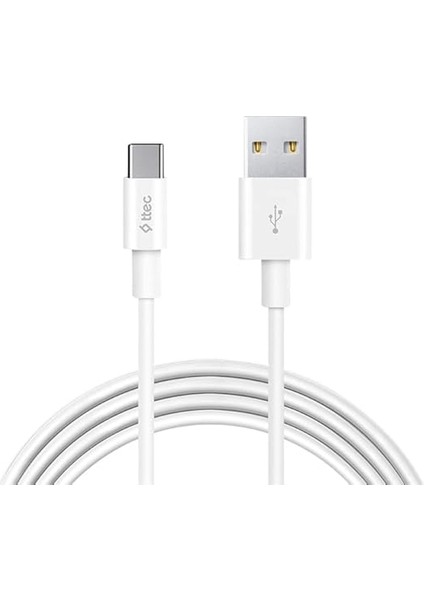 Type-C USB 2.0 5A Süper Hızlı 1m Şarj Kablosu, Beyaz fırsatları