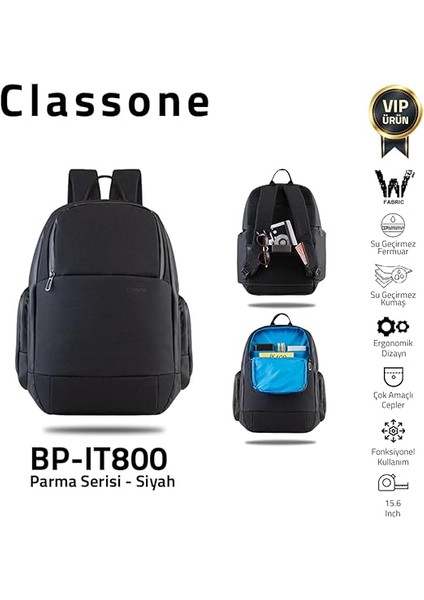 BP-IT800 Parma 15.6" Notebook, Laptop K Sırt Çantası-Siyah fiyatları