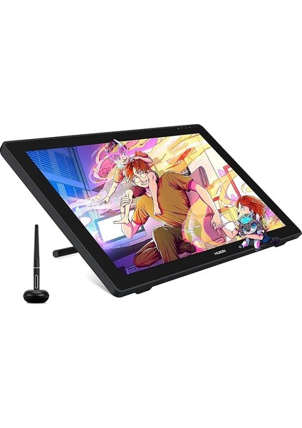 Kamvas 24 Plus Grafik Tablet 23.8 Inç Ekran ile Tam Lamine Qd LCD Ekran 140% Srgb Android Desteği Pilsüz Stylus 8192 Kalem Basıncı