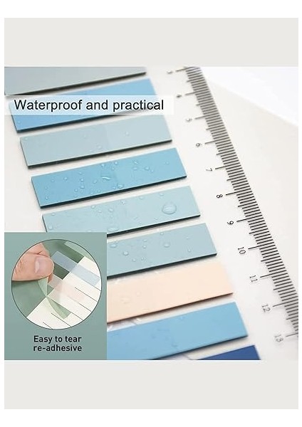 Post It 10 Renkli 200 Yaprak Şeffaf Yapışkan Not Kağıtları Sticky Notes Etiket Not Defteri Kitap Ayracı Gökkuşağı Serisi (Gül Kokusu) fırsatları
