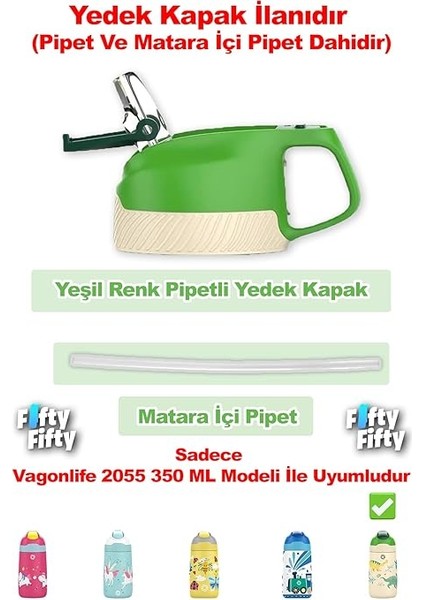 Pipetli Yedek Kapak + Matara Içi Pipet (Sadece 2055 350 ml Çocuk Termosu Ile Uyumludur) modelleri