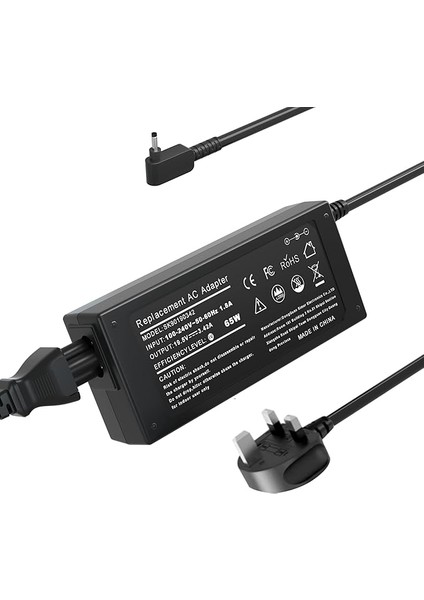 Swift 3 SF314-51 SF314-52 SF314-52 SF314-52G Swift Için 65W Şarj 1 SF114-31 SF114-32 Acer W15 045N4B PA-1450-26 A13-045N2A Acer Chromebook C720 C740 Cb3 C810 Cb5 Güç Adaptörü. (3,0 x 1,1 Mm)
