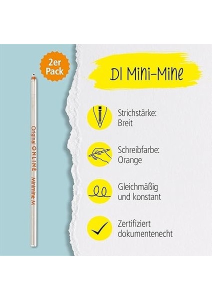 2 Marker Mini Refills B Orange fiyatları