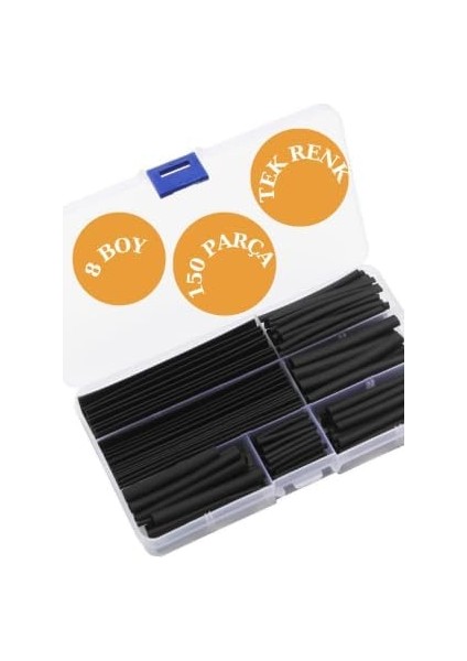 Isıyla Daralan Makaron Kablo Seti Kablo Tamir Kiti (150) modelleri