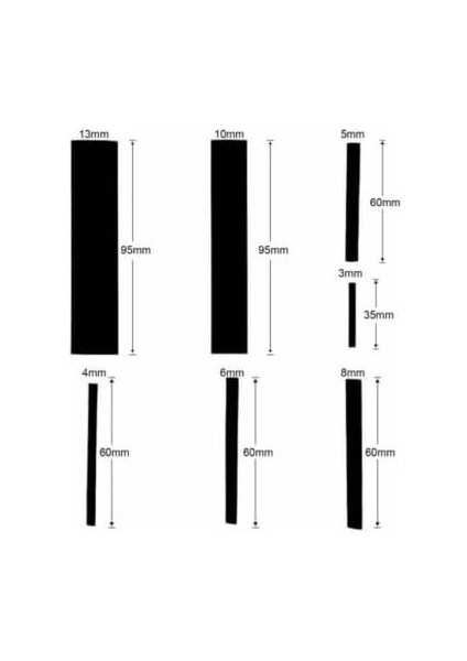 Isıyla Daralan Makaron Kablo Seti Kablo Tamir Kiti (150) indirimleri