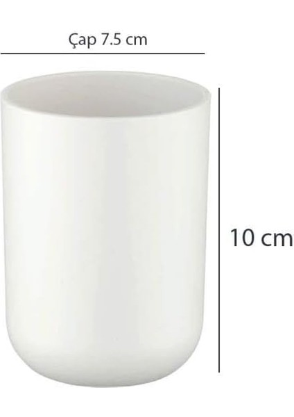 Diş Fırçalık ve Macunluk Beyaz modelleri