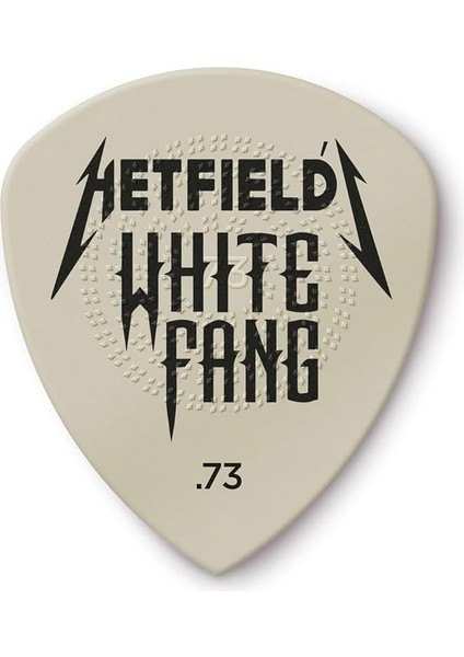 Dunlop Hetfield's White Fang Özel Akış .73 mm Gitar Pençeleri, 6'lı Paket (PH122P073)