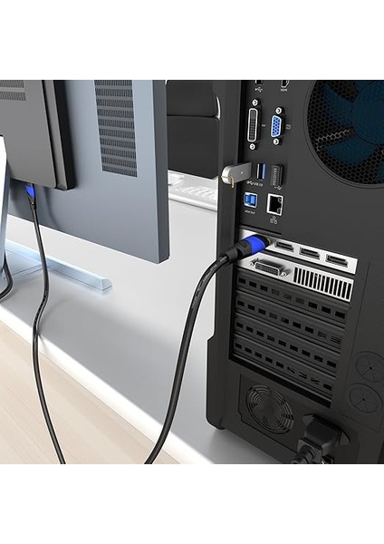 – 8k Displayport Kablo – 2.9m – Dp Kablosu, Almanya’da Geliştirilmiştir – 0,5-10M Arasında Mevcuttur (Pc/laptop Için Display Port Monitör Kablosu, 8K/4K@60Hz, 144Hz, Dolby Audio, Siyah) indirimleri