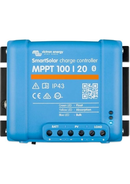 Energy Smartsolar Mppt Şarj Regülatörü 100/20-48 12V 24V 48V 20A Güneş Enerjili Şarj Regülatörü Bluetooth Entegre SCC110020160R