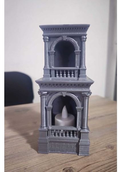 3D Dekoratif Osmanlı Dönemi Saray Kulesi Temalı LED Mumluk ve Biblo ( LED Mum Hediyemizdir. ) indirimleri