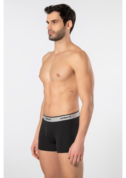 Erkek Desenli Likralı Boxer 3'lü Paket 1339/SIYAH 1 fırsatları