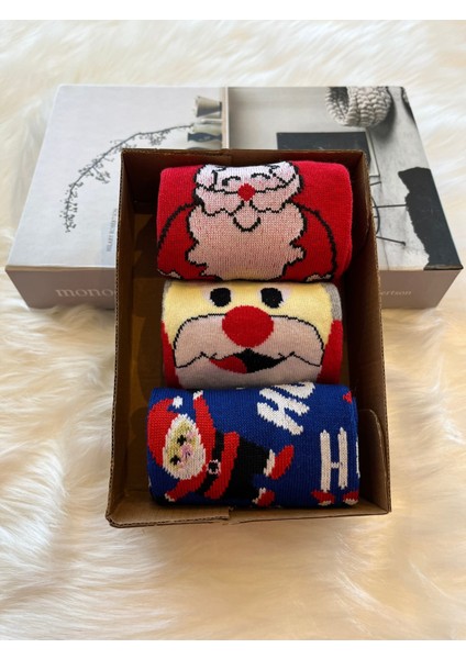 Renkli Yılbaşı Noel Çorap Seti, Sevimli ve Şık Hediye Alternatifi