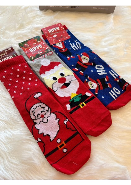 Renkli Yılbaşı Noel Çorap Seti, Sevimli ve Şık Hediye Alternatifi modelleri