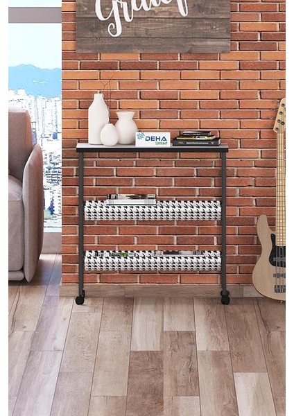 Tekerlekli Dergilik Kumaş Raflı Çanta Gazetelik Kitaplık Çok Amaçlı Koltuk Yan Sehpa Sunumluk fiyatları