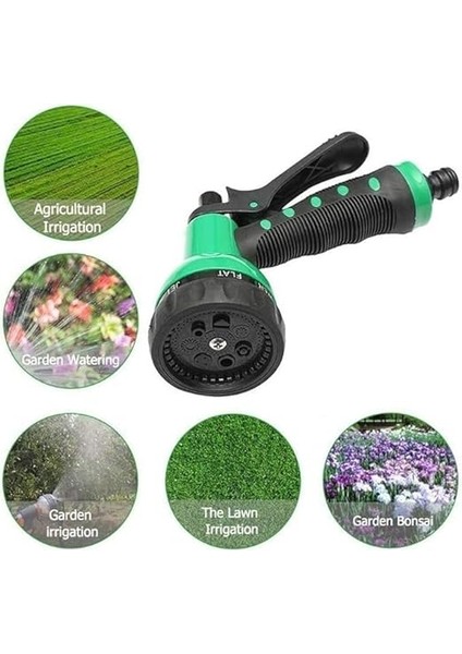 Metre Spiral Hortum + 4 Fonksiyonlu Özel Sulama Tabancası (5122) fırsatları