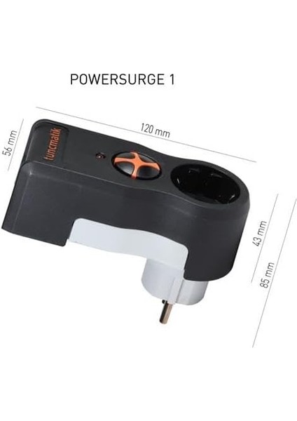 TSK5079 Akım Koruyucu Prizler, Siyah, 1'li 525 Joule fırsatları