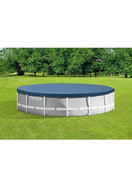 Yuvarlak Metal Çerçeve Havuz Örtüsü, Mavi, 4,6 M fiyatları