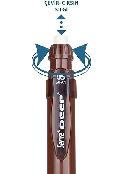 Deep Mekanık Kursun Kalem 05MM Toprak Kahverengi fiyatları