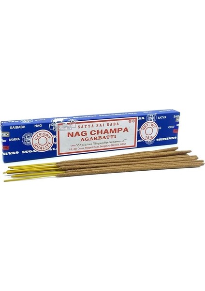 Make It Easier Orjinal Satya Nag Champa Çubuk Tütsü (Premium Masala Incense) (Nag Champa Agarbatti)