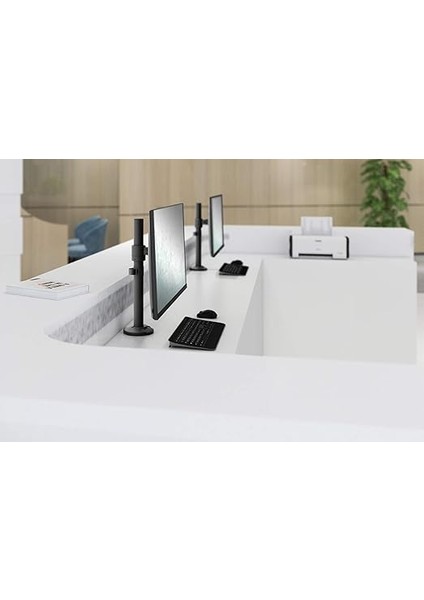 Monitör Tutucu - Masa Kelepçesi - 1 Monitör - 32 Inçe Kadar - 8 Kg'a Kadar - Vesa 75X75, 100X100 - Siyah fiyatları