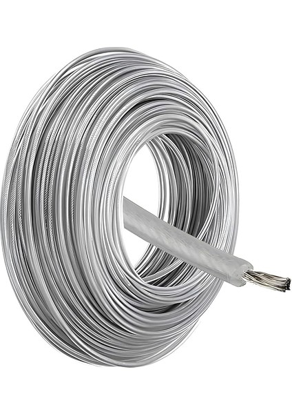 Telli Motorlu Tırpan Yuvarlak Misina 3.3 mm 26 Metre Çim Ot Biçme Teli Güçlü Profesyonel