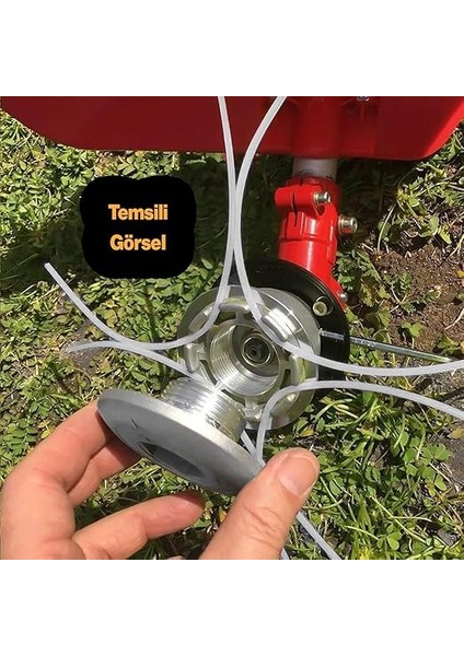 Telli Motorlu Tırpan Yuvarlak Misina 3.3 mm 26 Metre Çim Ot Biçme Teli Güçlü Profesyonel fırsatları