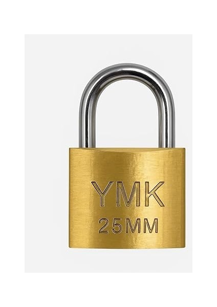 Yuma Ymk Asma Kilit, Sağlam Döküm Gövdeli, Yedek Anahtarlı, Yüksek Güvenlikli, Paslanmaz Çelik Kulplu, Korozyon Dirençli, Kapı, Depo, Dolap ve Bahçe Kilidi (Kısa, Sarı, 25 Mm) fiyatları