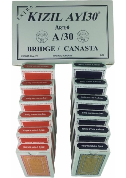 Kızılay Oyun Kağıdı 12 Deste Iskambil Kağıdı GNSRKFAZ3441