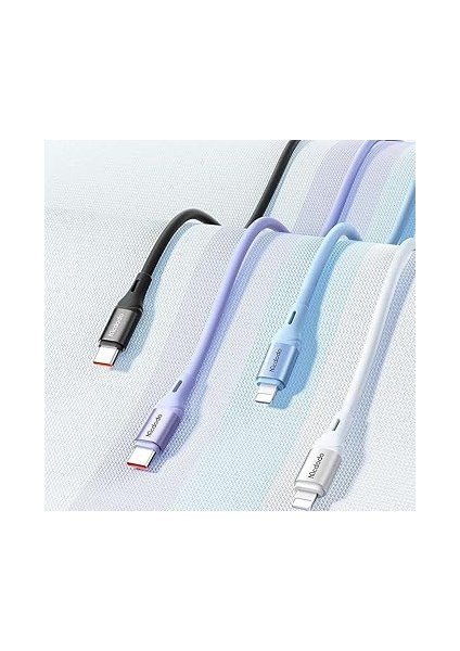 CA-1863 Typec To Iphone Pd 36W Hızlı Data-Şarj Kablo 1.2m Mor fiyatları