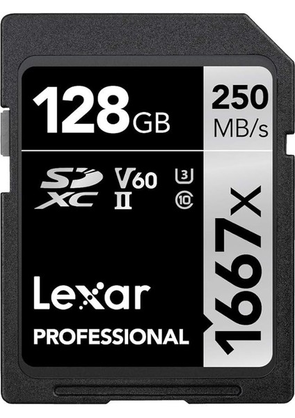Professional 128 GB 1667X Sdxc Hafıza Kartı (250MB/S-90MB/S)