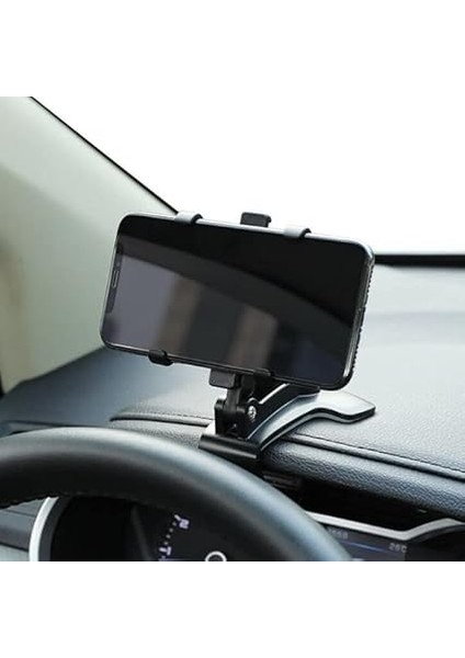 Mobile 360 Dönerli Mouth Oto-Araç Torpido Uzeri Telefon Tutucu Siyah fırsatları