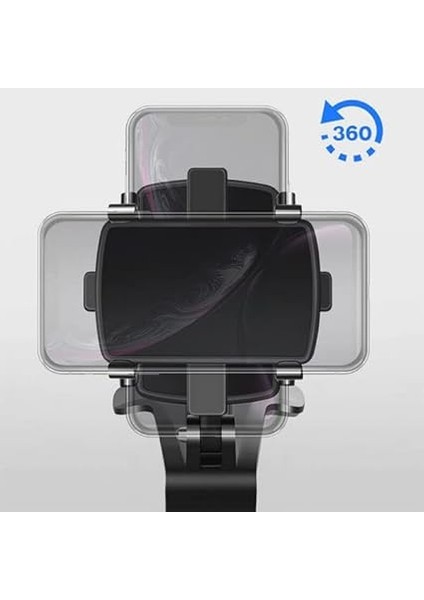 Mobile 360 Dönerli Mouth Oto-Araç Torpido Uzeri Telefon Tutucu Siyah indirimleri