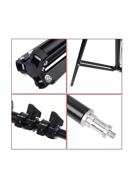 Tripod Kamera Işık Ayağı Döküm Demir 940GR Fotoğraf Makinesi Paraflaş Kamera 70 CM-210 cm Açılabilir Katlanabilir Tripod Yayıncı Vlog Youtuber Işık Tripod Ayağı TR8806 fırsatları