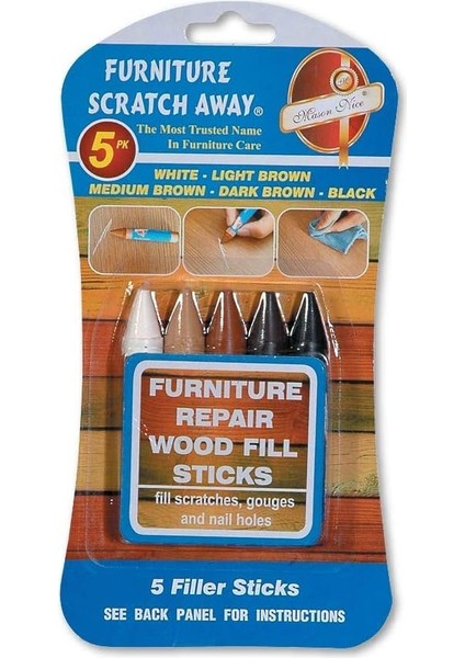 53.02.005 5'li Set Ahşap Dolgu Kalemi