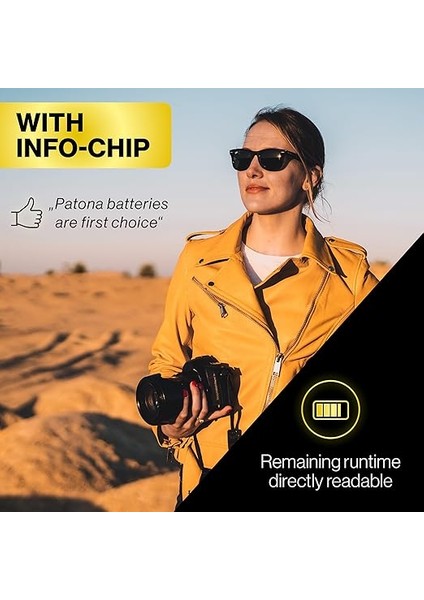 Protect V1 LP-E6NH Pil 2250 Mah 16.2 Wh 7.2V Kaliteli Pil, Ntc Sensörlü ve V1 Muhafazalı, Akıllı Sistem, En Yeni Nesil indirimleri