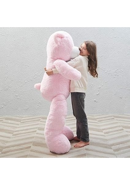 120 cm Papyonlu Sevimli Ayı - Sevgiliye Özel Hediye Pembe modelleri