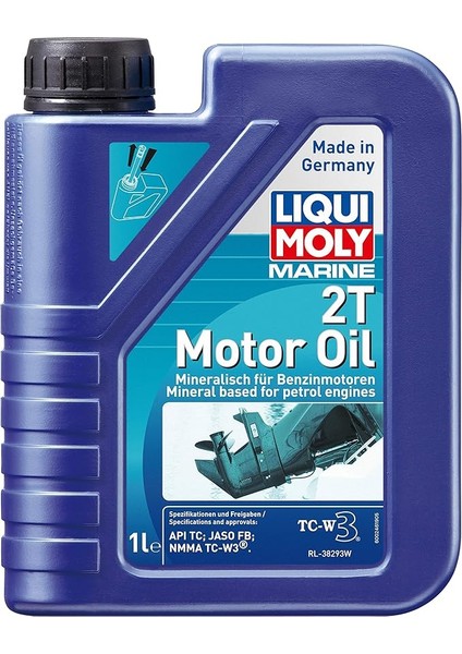 Moly Marine 2t Motor Yağı 1 Litre Otomotiv Bakım Ürünü