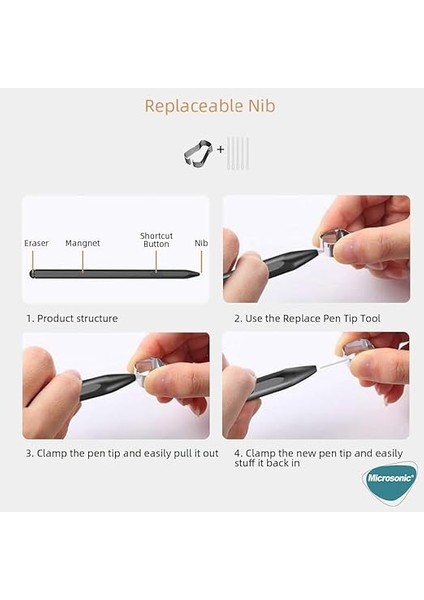 Samsung Galaxy Tab S10 Ultra X920 Pencil Uçları 5`li Paket Beyaz [galaxy Tab S10 Ultra X920 ile Uyumlu Dokunmatik Kalem Ucu - Beyaz] indirimleri