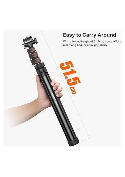 TB64 160CM Çok Fonksiyonlu Tripod T115GBB1 fırsatları