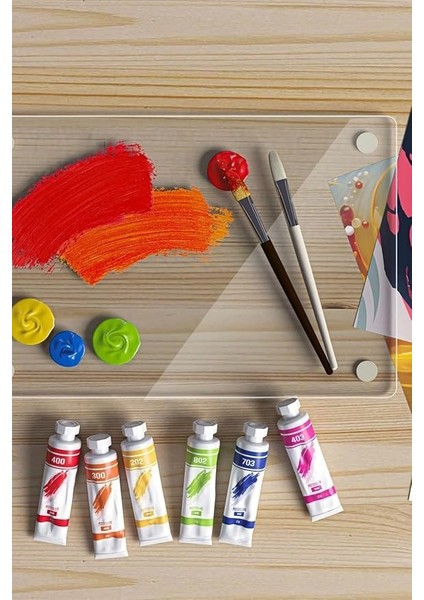 Saydam Cam Boya Paleti 20 x 30 cm