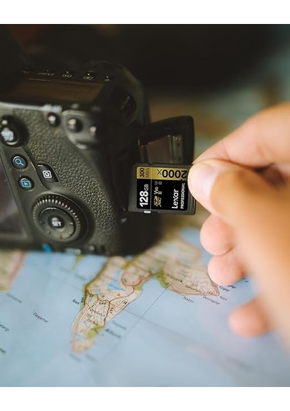 128GB Professional 2000X Sdhc Uhs-Iı Cards, Up To 300MB/S Read 260MB/S Write C10 V90 U3 fırsatları