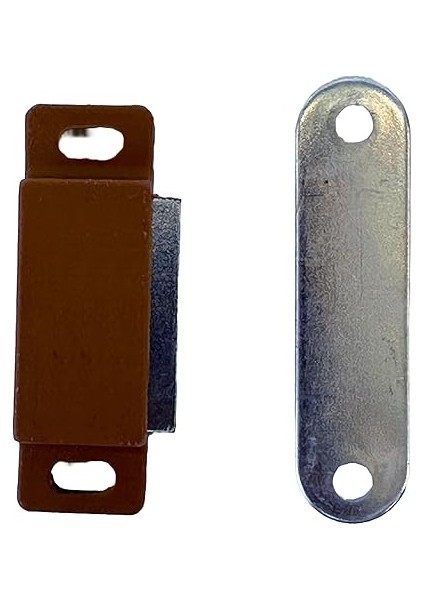 Sineklik ve Dolap Kapakları Için Mıknatıslı Tutucu Kilit 2li Kahverengi fırsatları