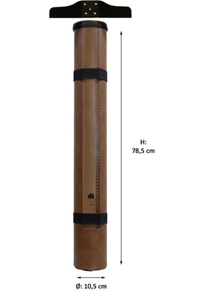 Suni Deri Proje Tüpü 10,5 cm Açık Kahve modelleri