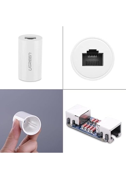 RJ45 Ethernet Kablo Birleştirici Ara Aparat Siyah fırsatları